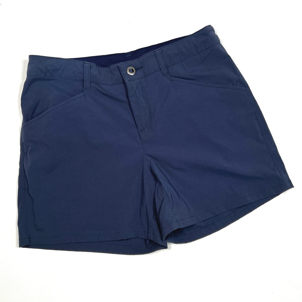 Patagonia Womans Shorts Size 4 Blue Outdoors